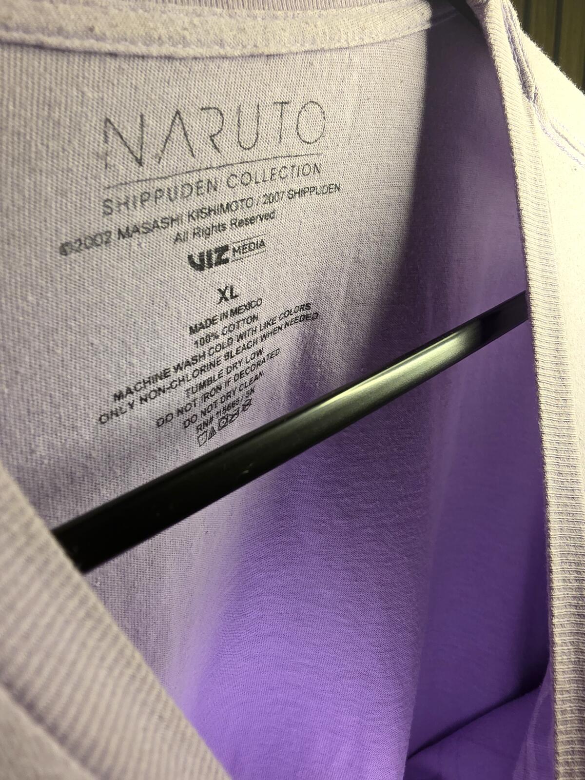 Naruto Shippuden Collection Graphic T-shirt Purple XL