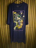 My Hero Academia Graphic T-Shirt Navy Blue XXL Fit
