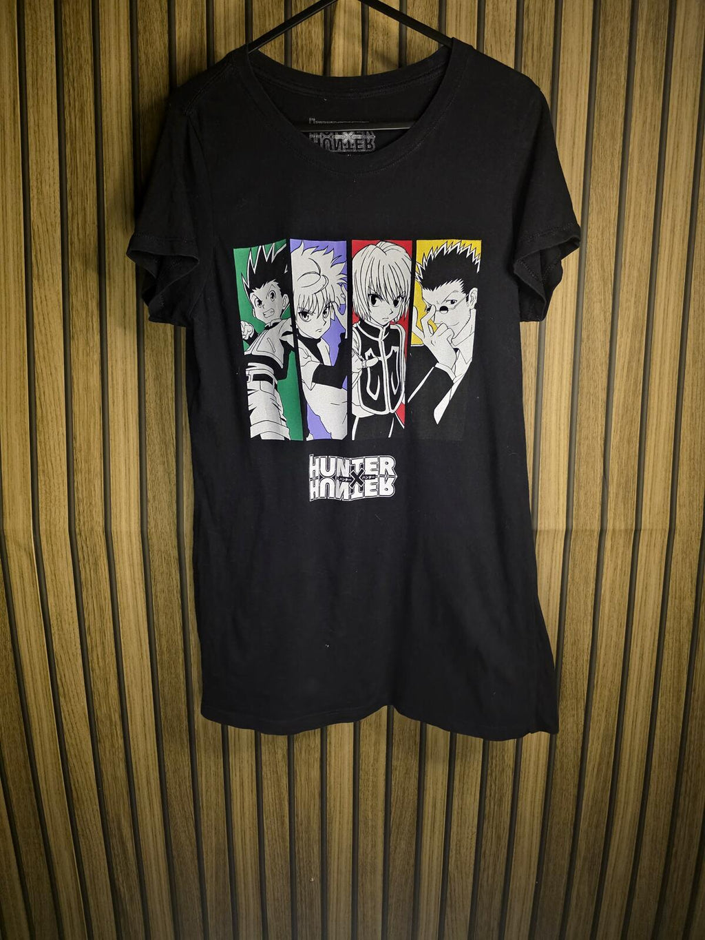 Hunter x Hunter Anime T-Shirt Black Medium