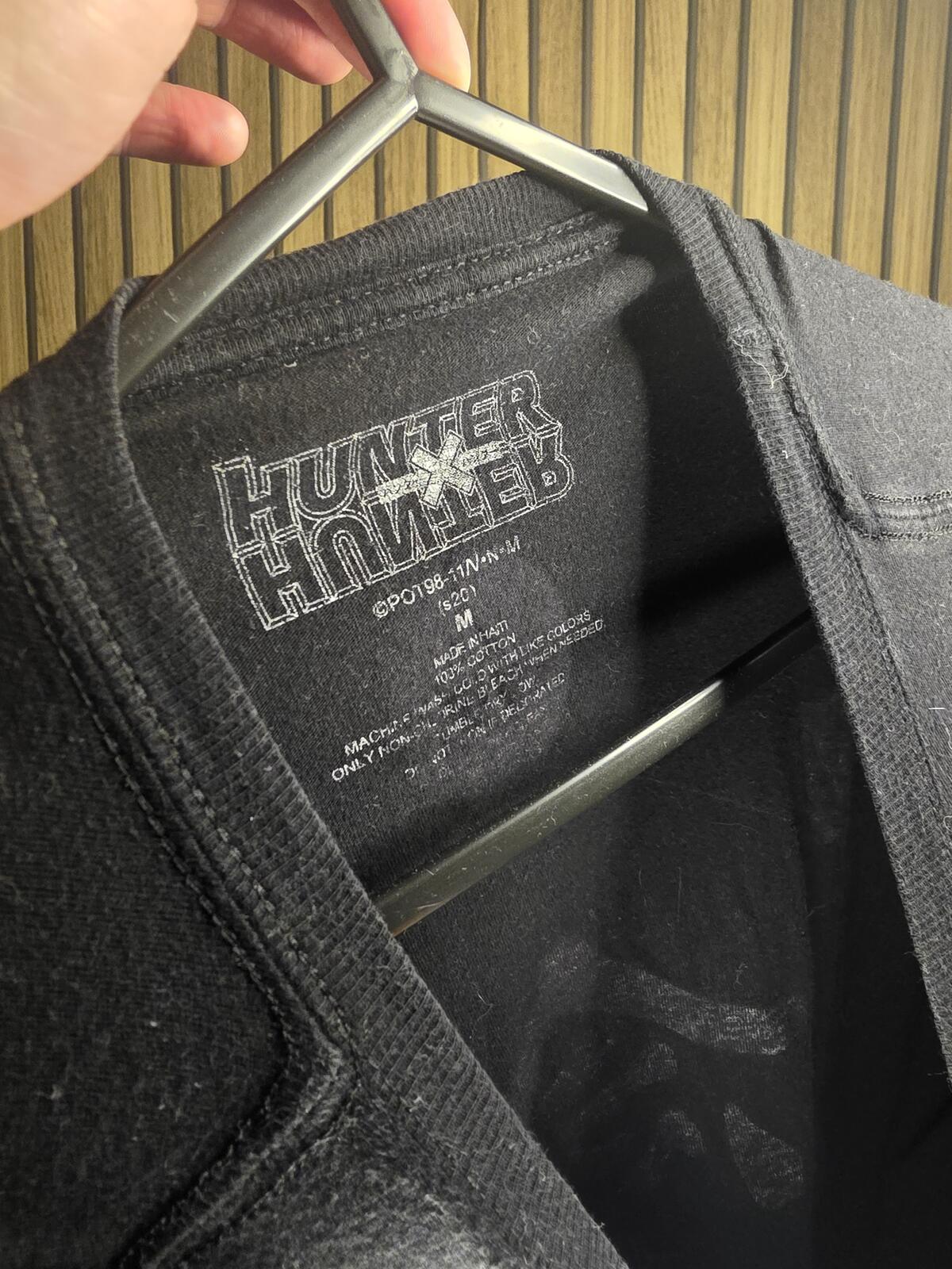 Hunter x Hunter Anime T-Shirt Black Medium