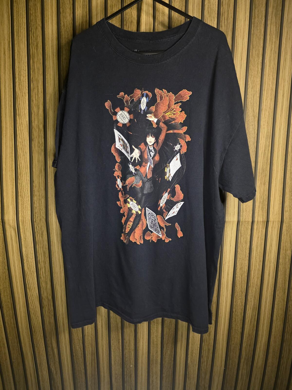 Kakegurui Jabami Yumeko Anime Manga Square Enix Bet Official Merch T-Shirt L
