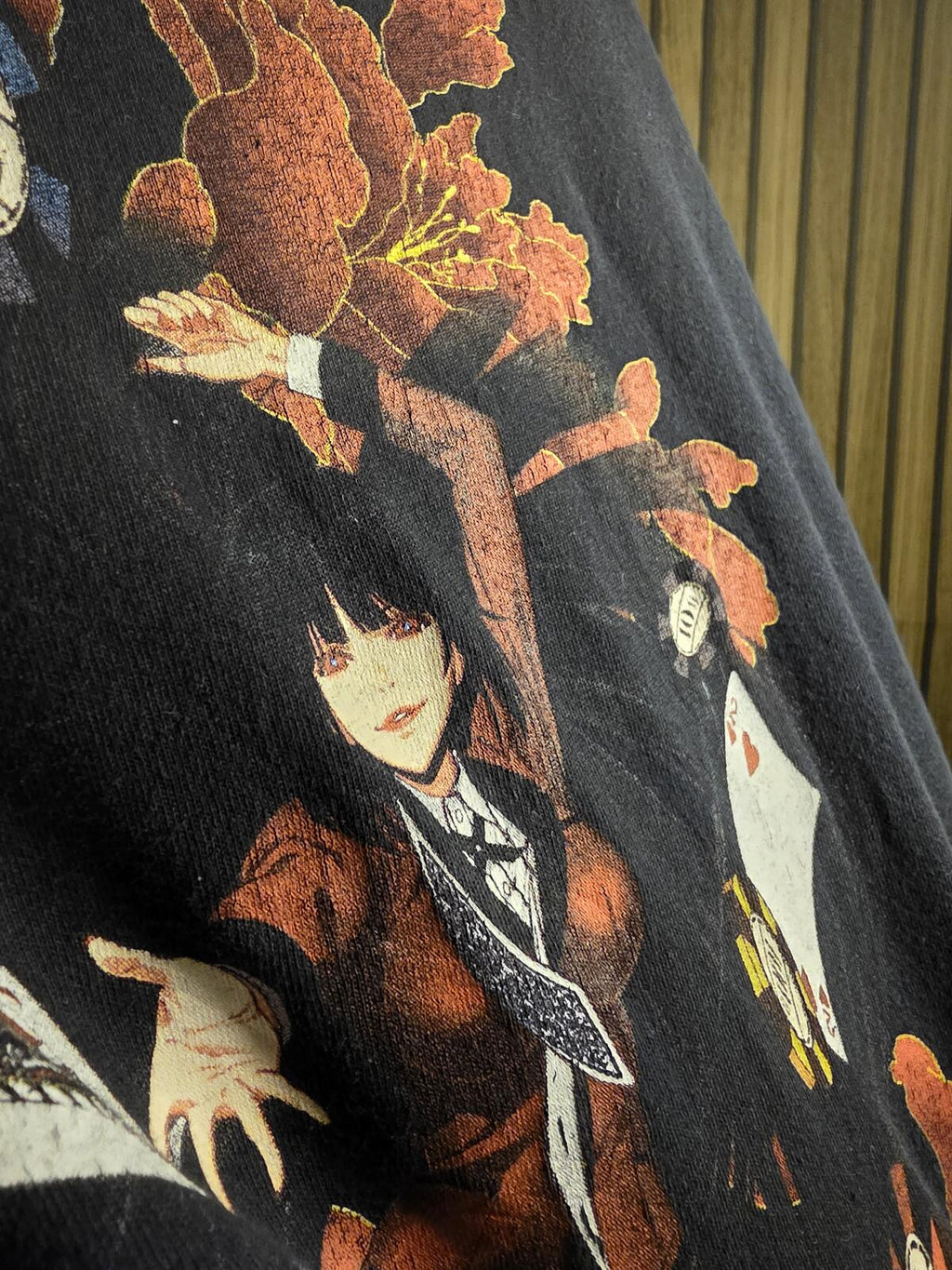 Kakegurui Jabami Yumeko Anime Manga Square Enix Bet Official Merch T-Shirt L