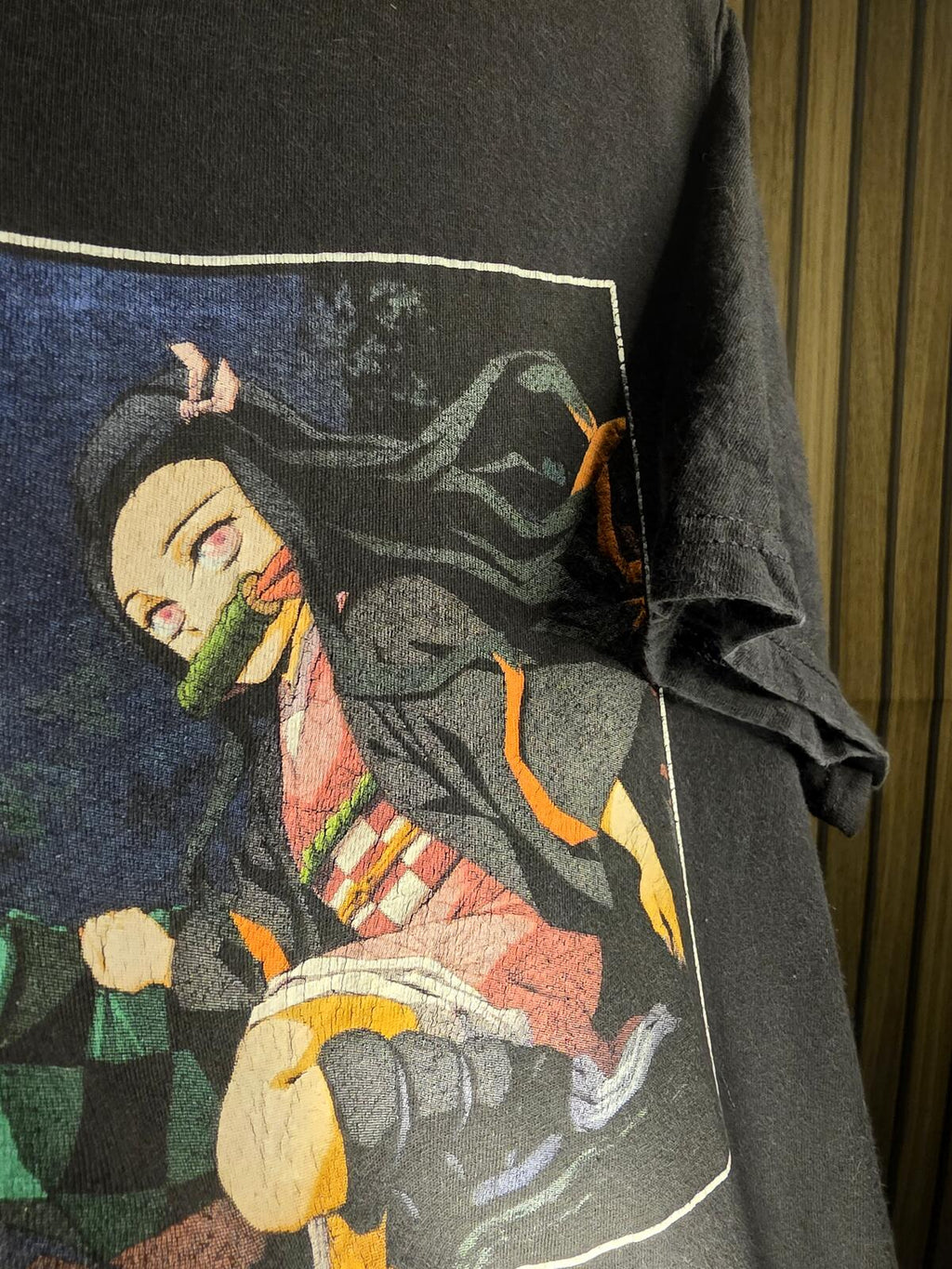 Demon Slayer Graphic T-Shirt Black Small