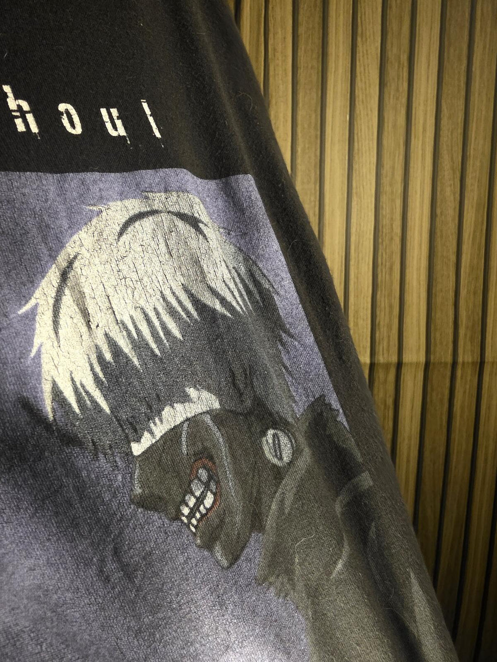Funimation Tokyo Ghoul Graphic T-shirt Black Medium Distressed