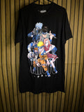 Naruto Graphic T-shirt Black Cotton Size M