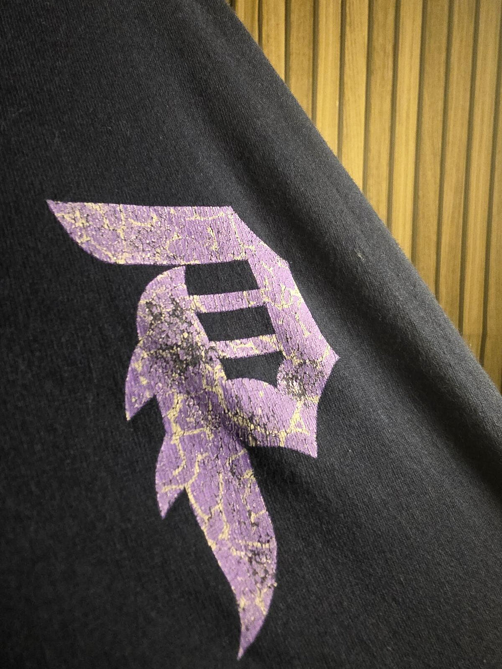 Naruto x Primitive Men's Black T-Shirt with Purple Graphic Print Size M