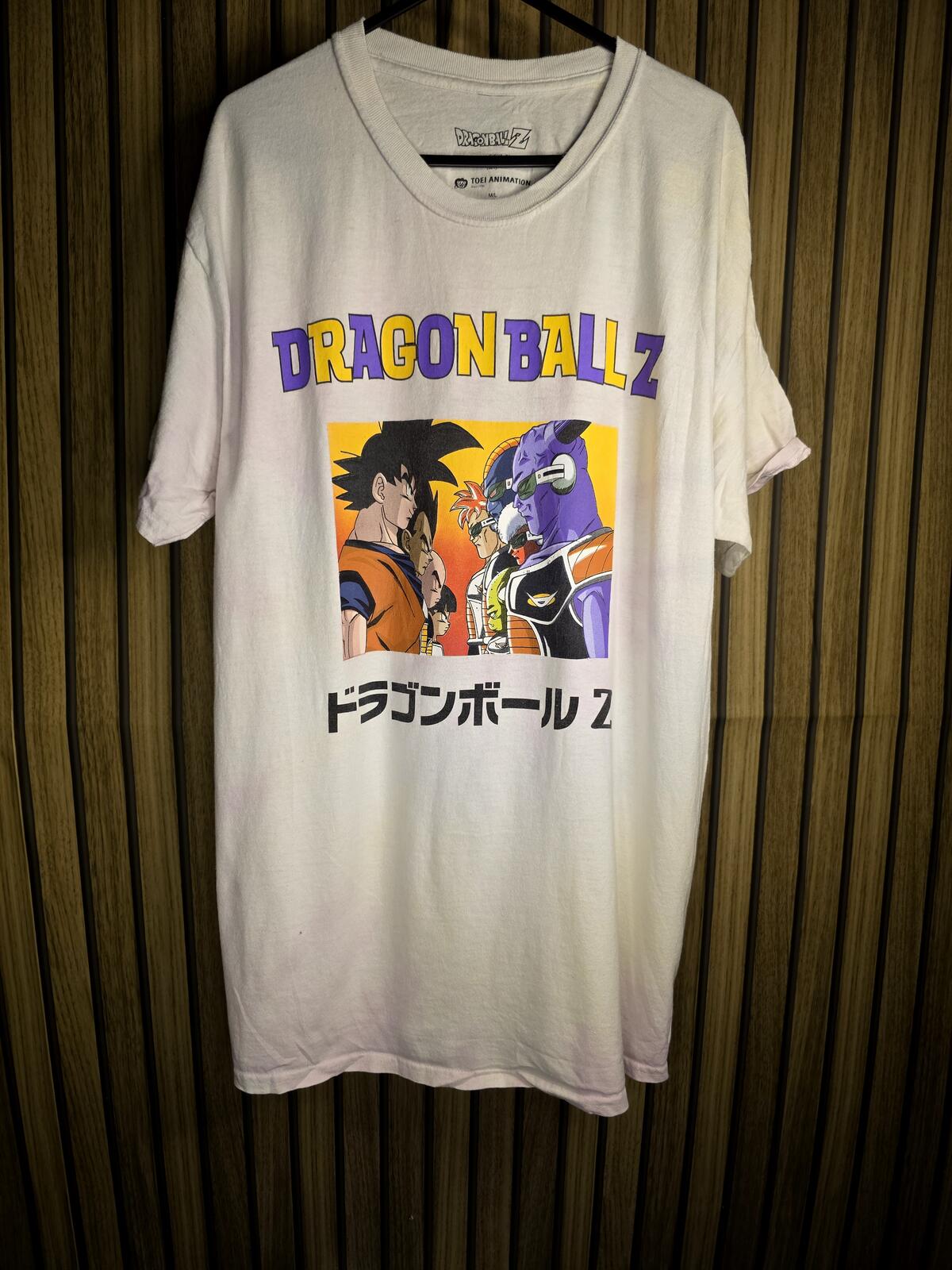 Dragon Ball Z T-Shirt White Size L