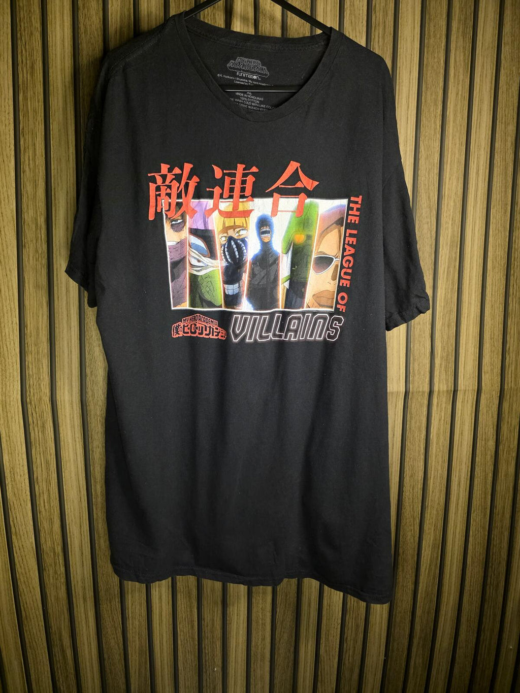 My Hero Academia Villains Graphic T-Shirt Black XL
