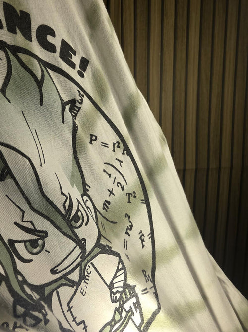 BoxLunch Dr. Stone It's Science Graphic T-Shirt Green Tie-Dye Medium