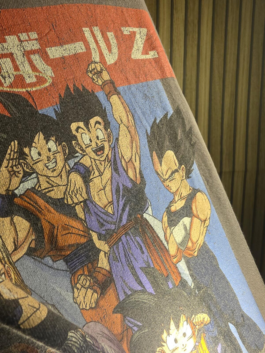 Dragon Ball Z Graphic T-shirt Brown Size Regular XXXL