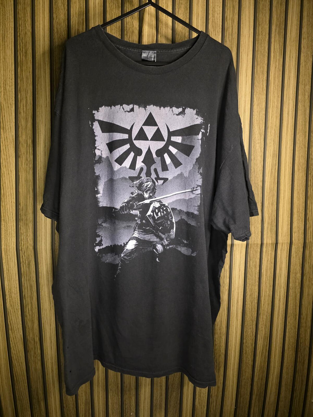 Nintendo The Legend of Zelda Graphic T-Shirt Black Size XXL