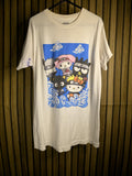 Hello Kitty and Friends x Naruto Crossover Graphic T-Shirt White Small