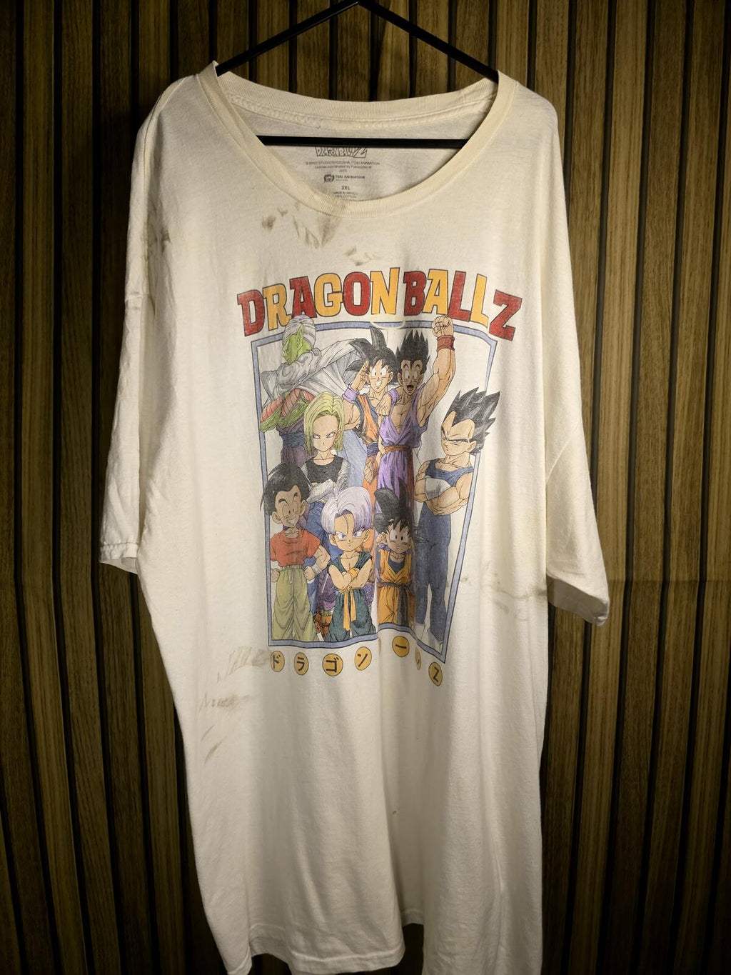 Dragon Ball Z Graphic T-Shirt White 2XL