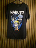 Naruto Shippuden Graphic T-Shirt Black Size S