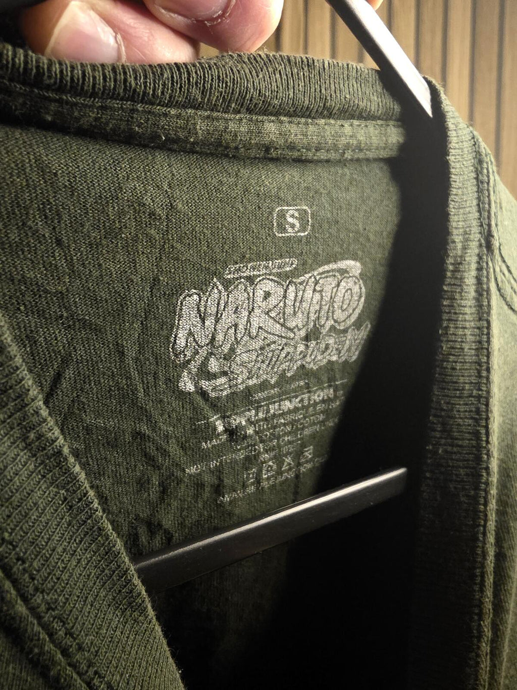 Naruto Graphic T-Shirt Ramen Is The Best Pleasure Dark Green Small