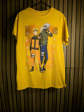 Naruto Shippuden Graphic T-Shirt Yellow Size S