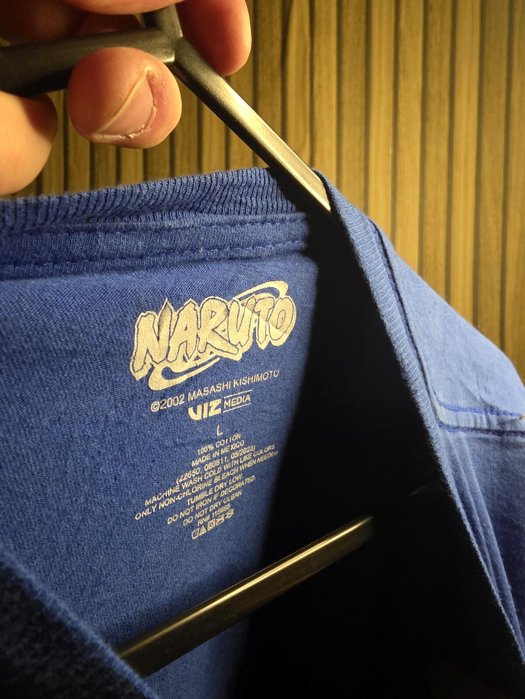 Naruto Ichiraku Ramen Graphic T-Shirt Blue Medium