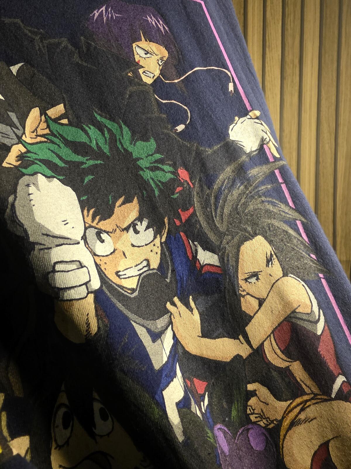 My Hero Academia Graphic T-Shirt Navy Blue 2XL