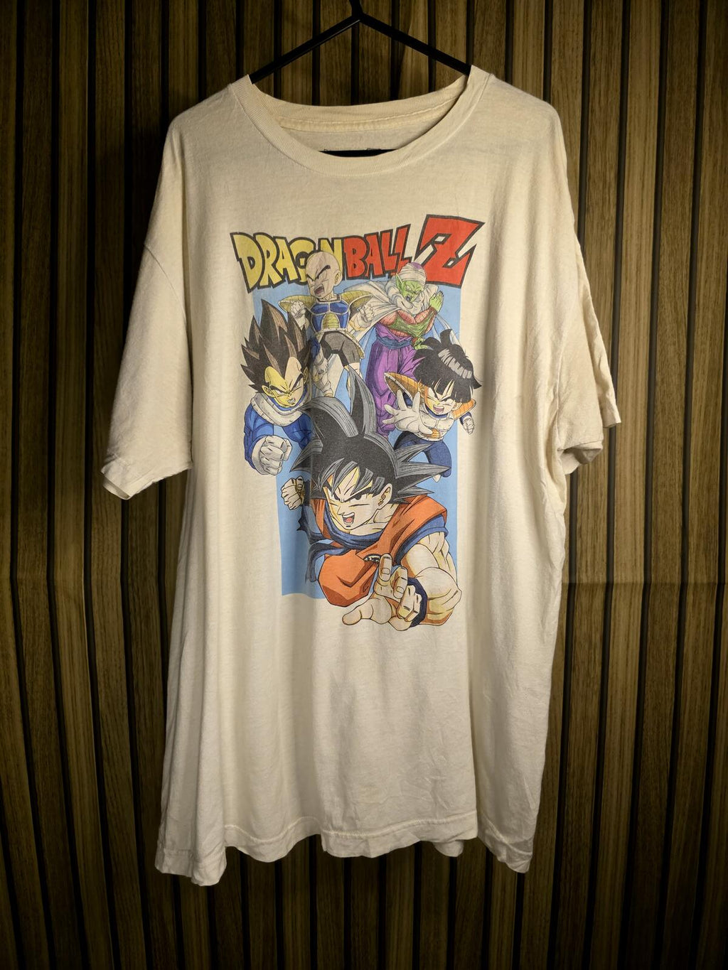 Dragon Ball Z Graphic T-Shirt Beige Size L