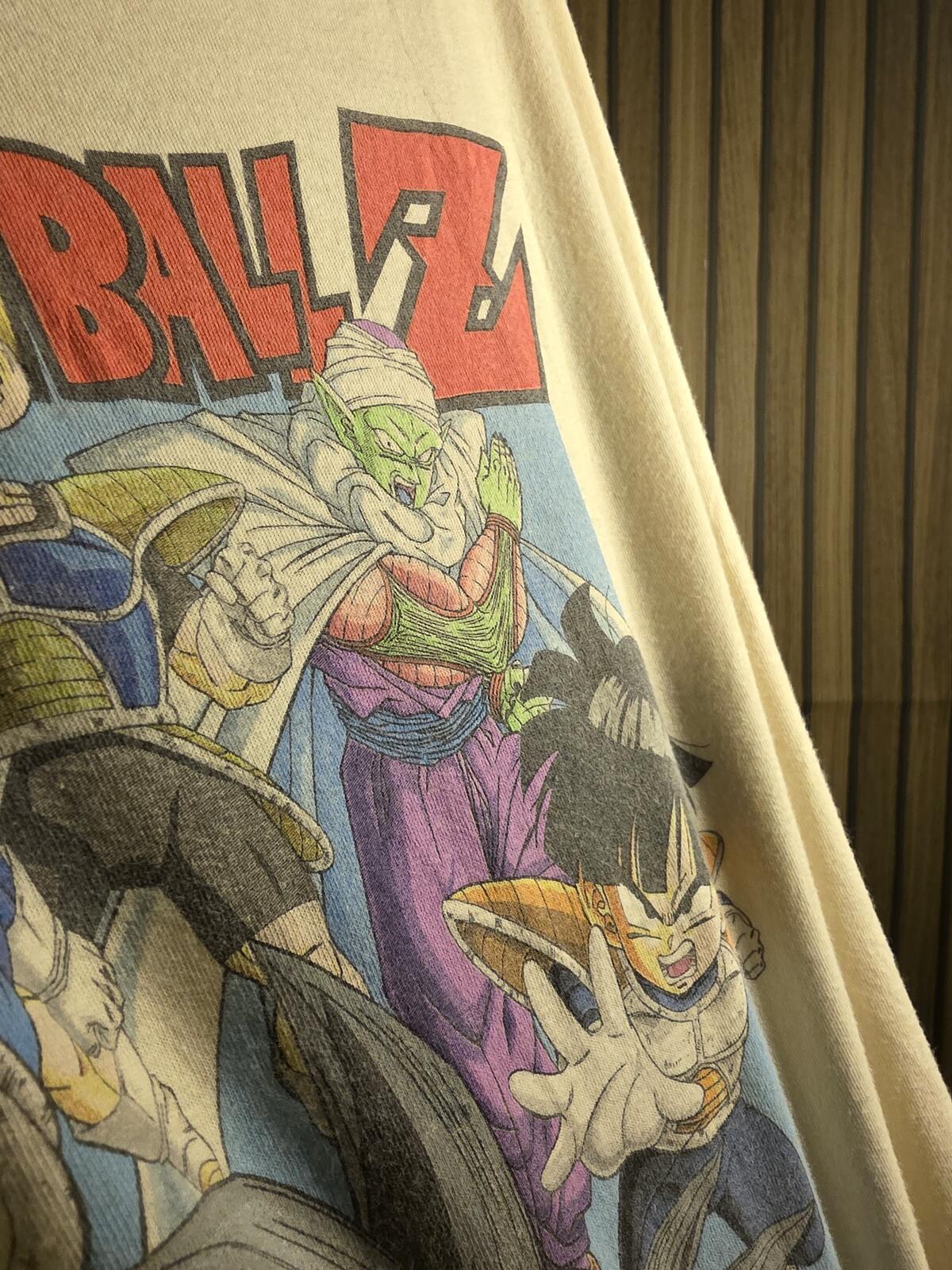 Dragon Ball Z Graphic T-Shirt Beige Size L