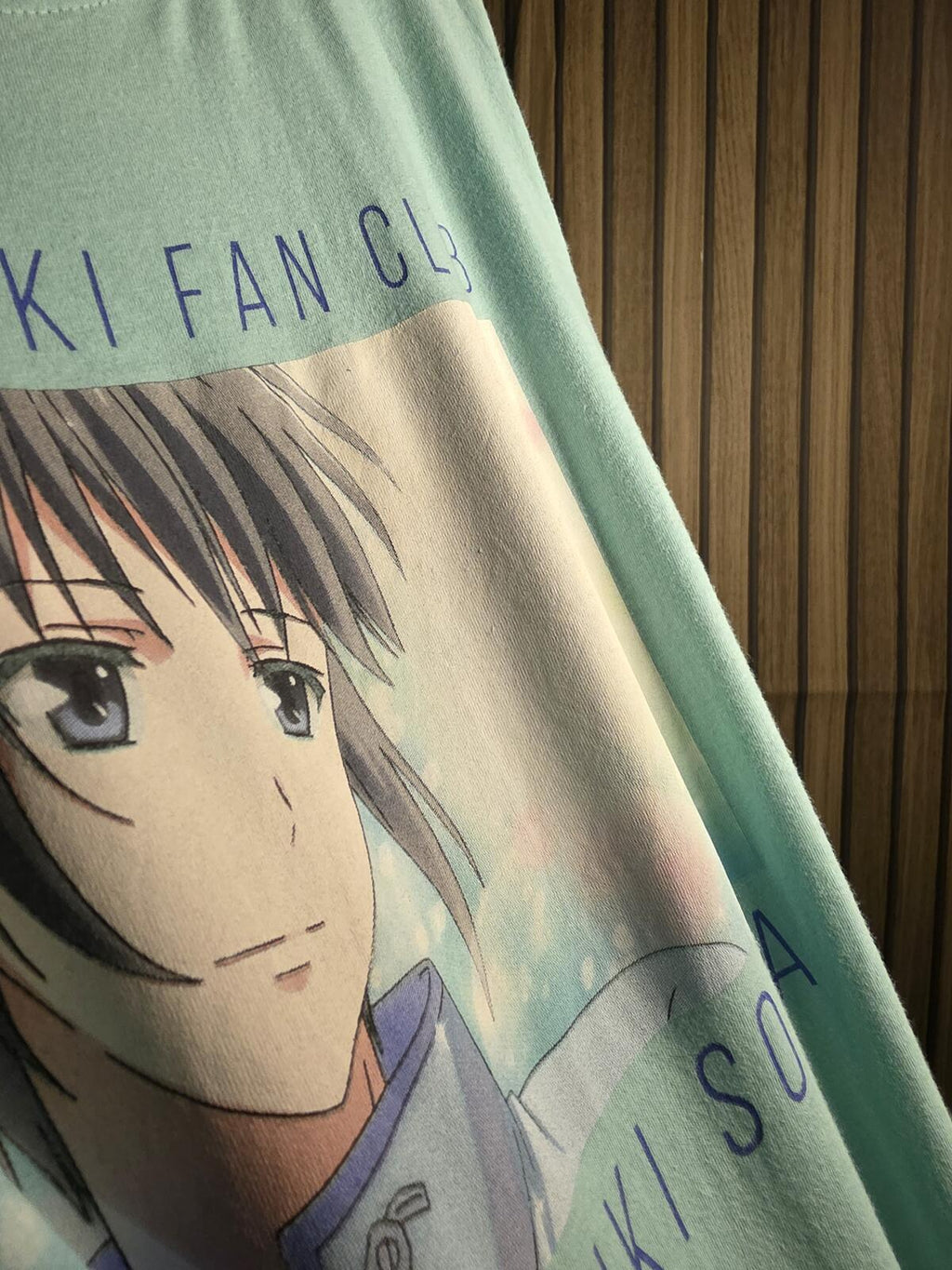 Fruits Basket Yuki Soma Graphic T-Shirt Light Green Size L