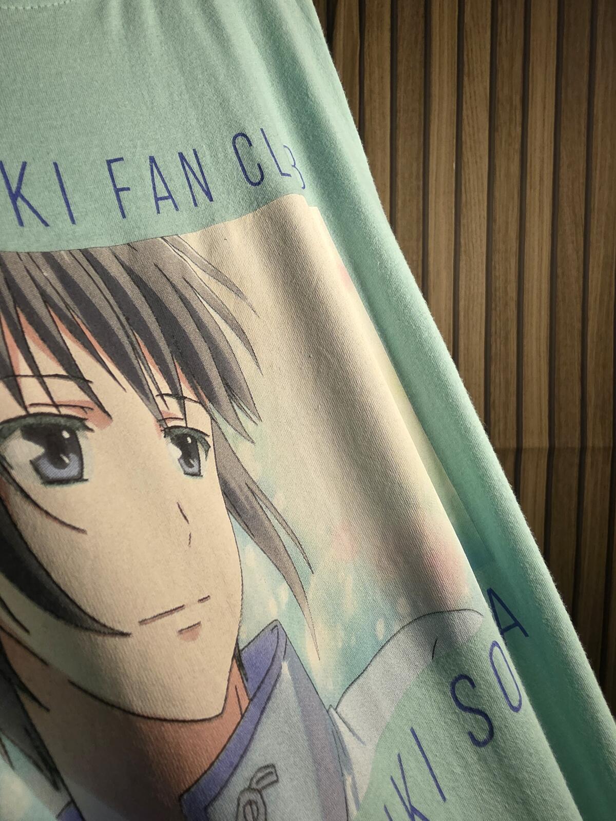 Fruits Basket Yuki Soma Graphic T-Shirt Light Green Size L