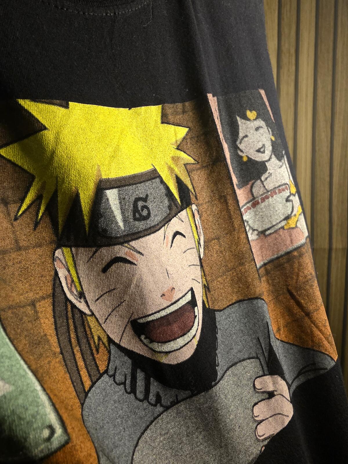 Naruto Graphic Black T-shirt Size Regular S