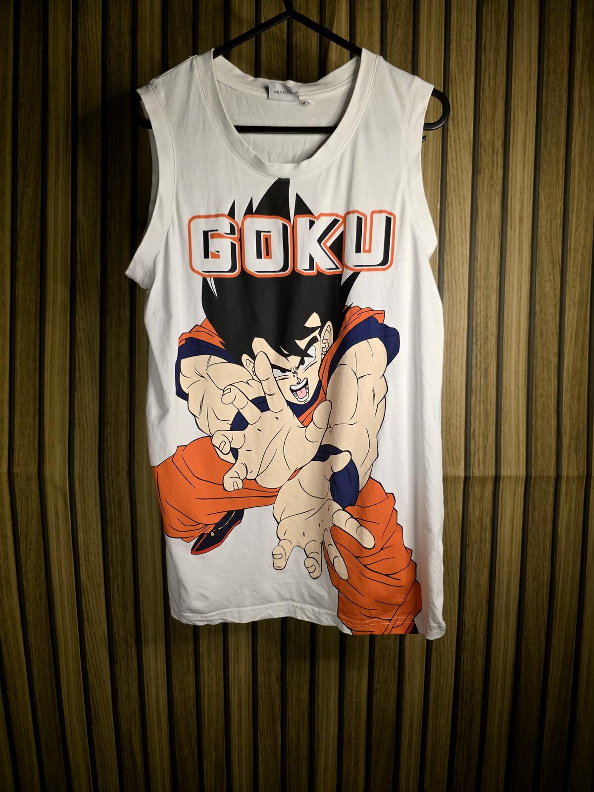 Dragon Ball Z Goku Graphic Sleeveless T-Shirt White Size 13 years