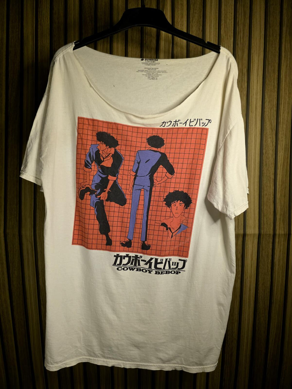 Altered Sunrise Cowboy Bebop Graphic T-Shirt Cream Large