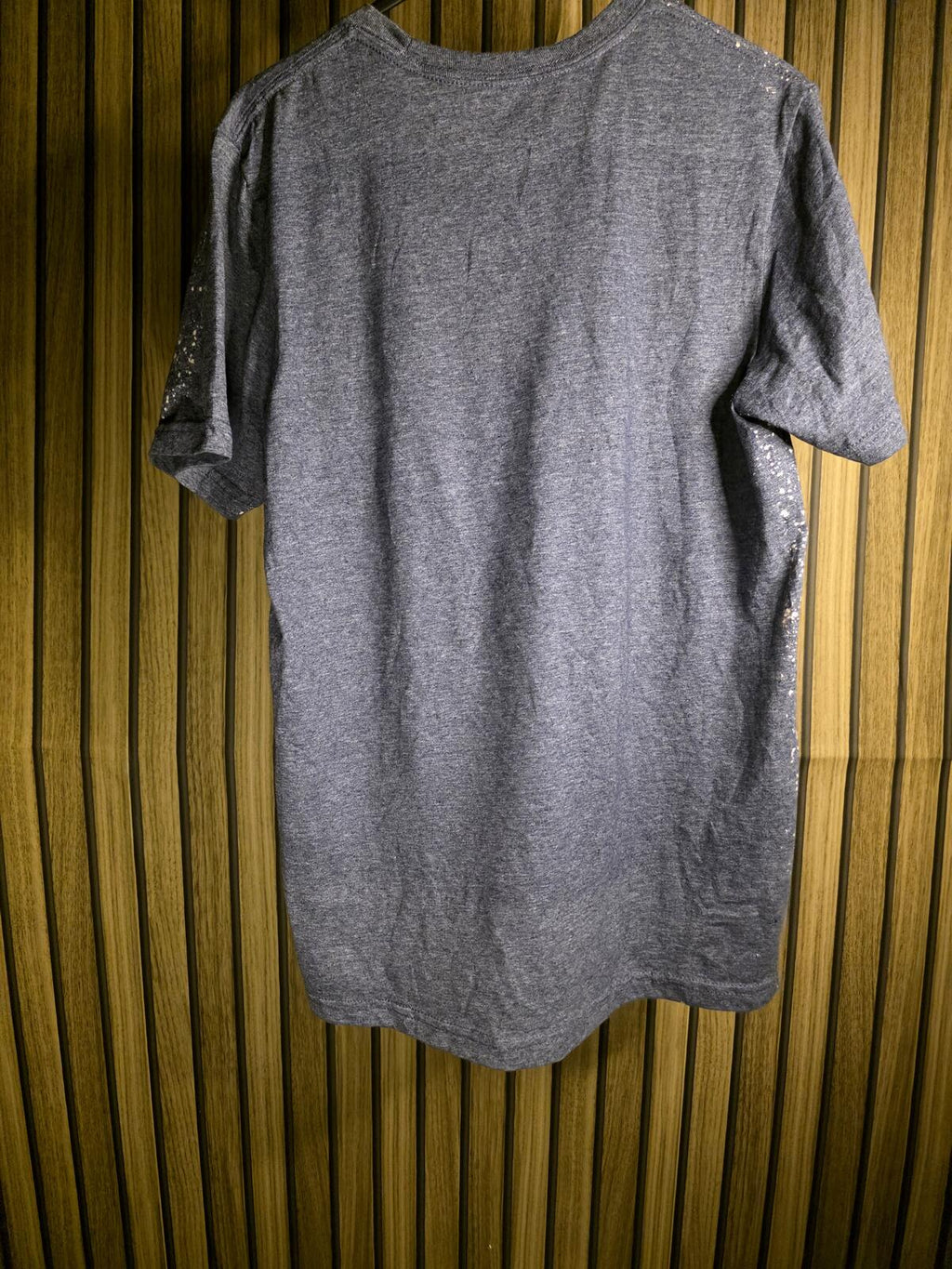 Jelly Roll Graphic T-Shirt Bleached Effect Purple Medium