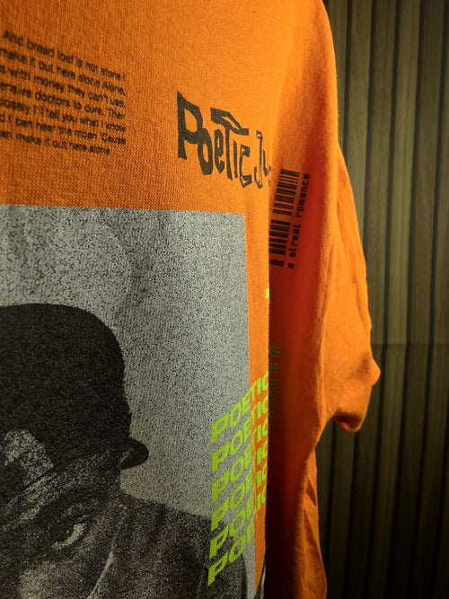 Chemistry Poetic Justice Graphic T-Shirt Orange Size S