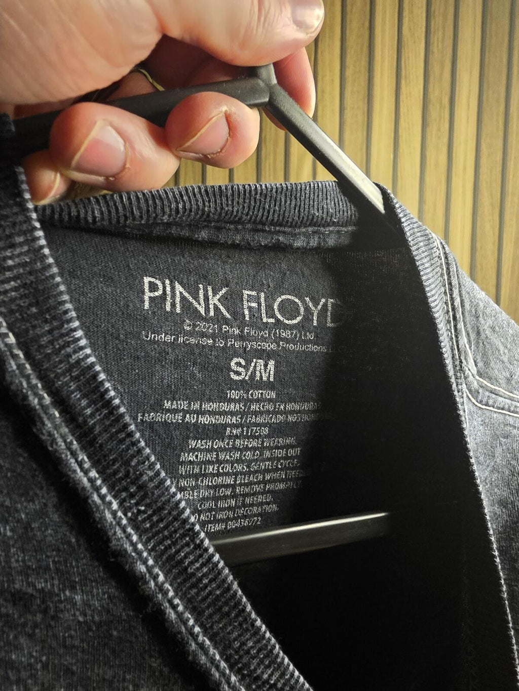 Pink Floyd Graphic Band T-Shirt Black S/M