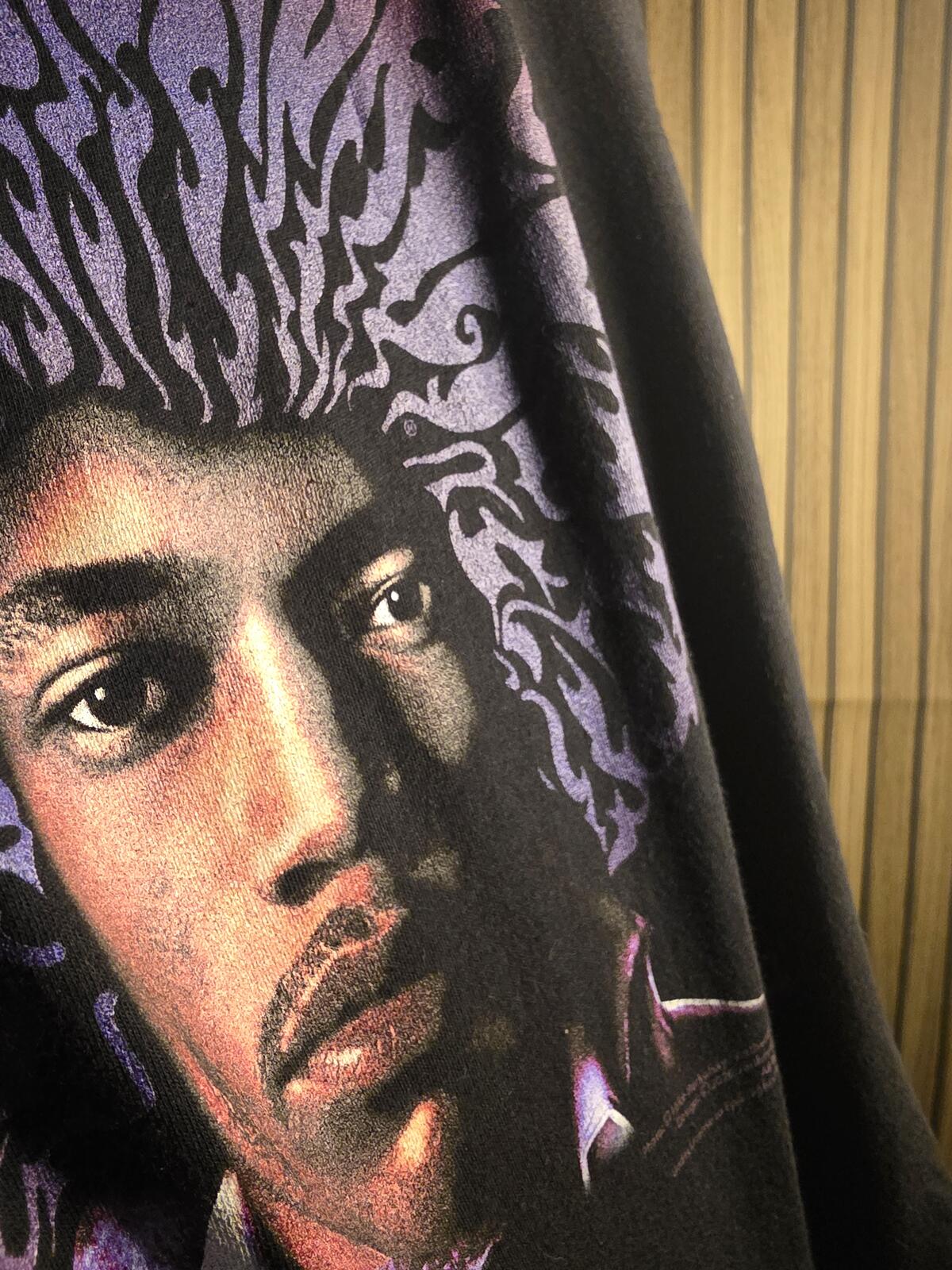 Jimi Hendrix Graphic T-Shirt Black Medium
