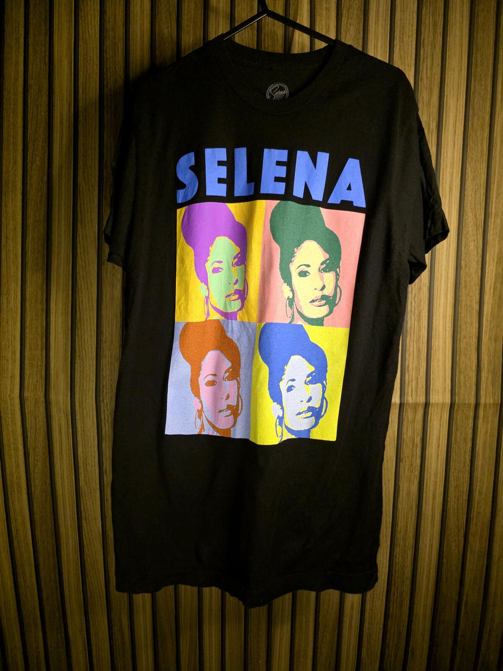 Selena Graphic T-shirt Black Size M