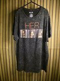 H.E.R. Graphic T-Shirt Black Size L