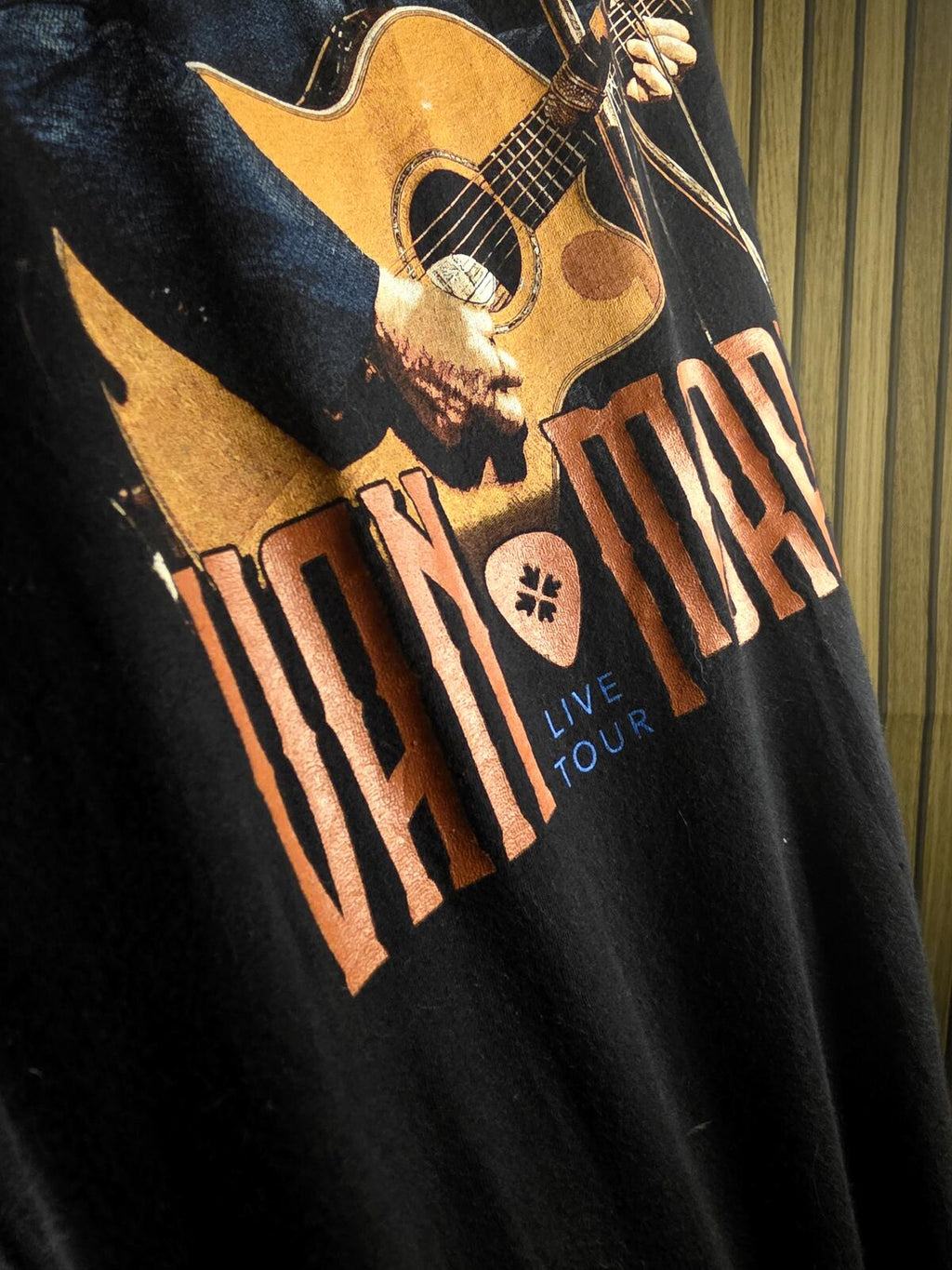 Van Morrison Live Tour Graphic T-Shirt Black Size L
