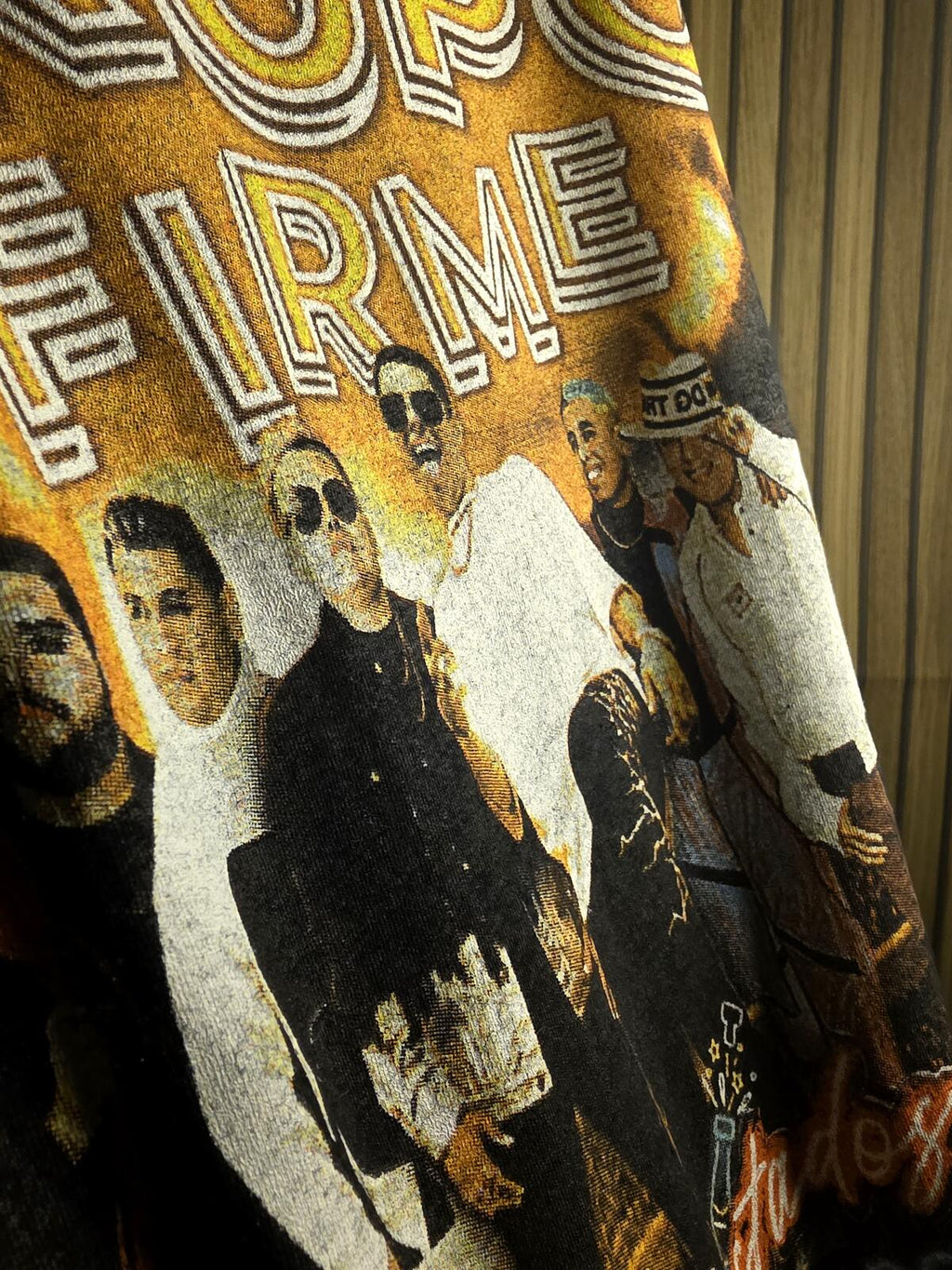 Fruit of the Loom Grupo Firme Tour 2022 Graphic T-shirt Black Medium