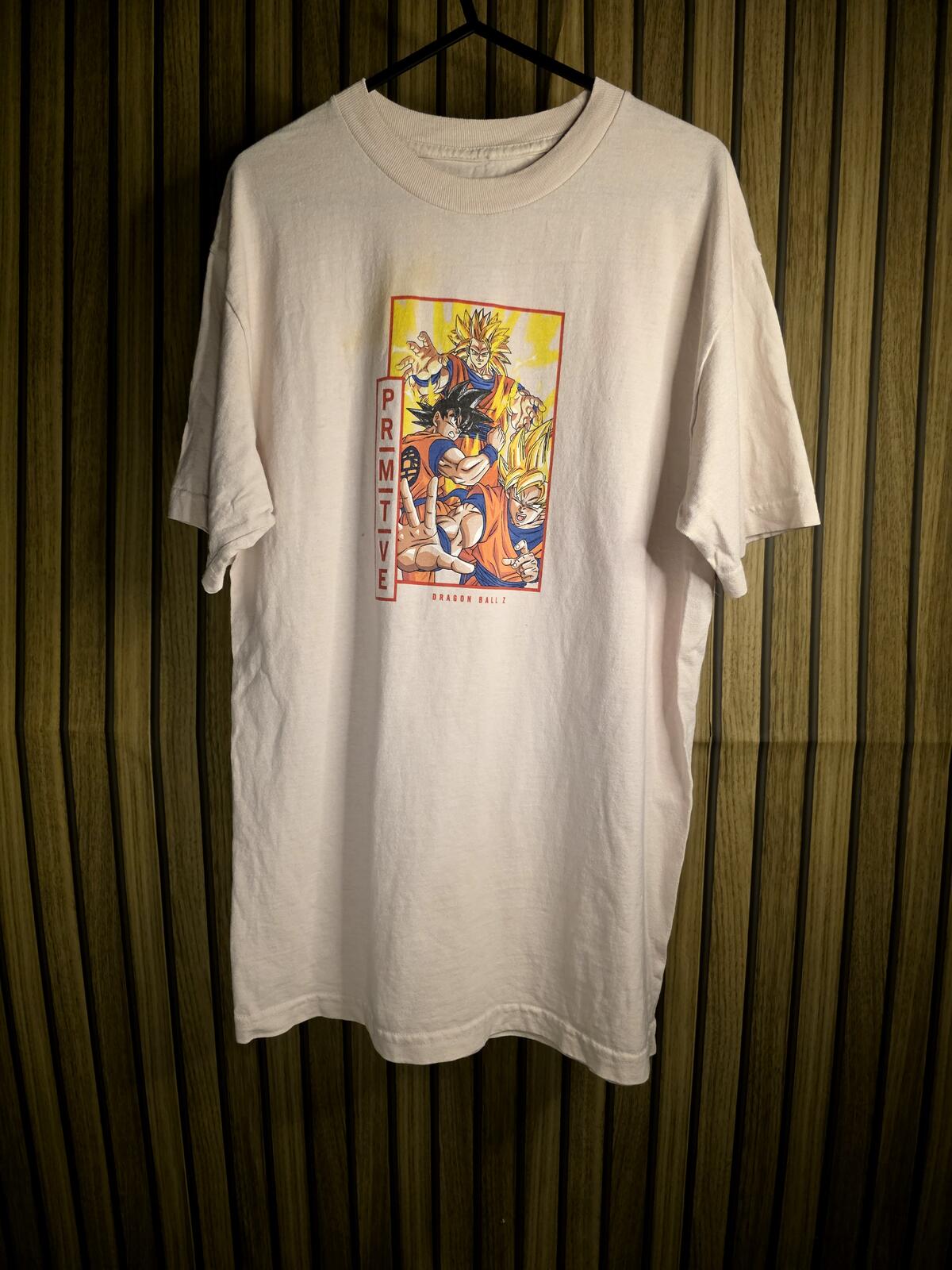 Primitive Dragon Ball Z Graphic T-Shirt Beige Medium