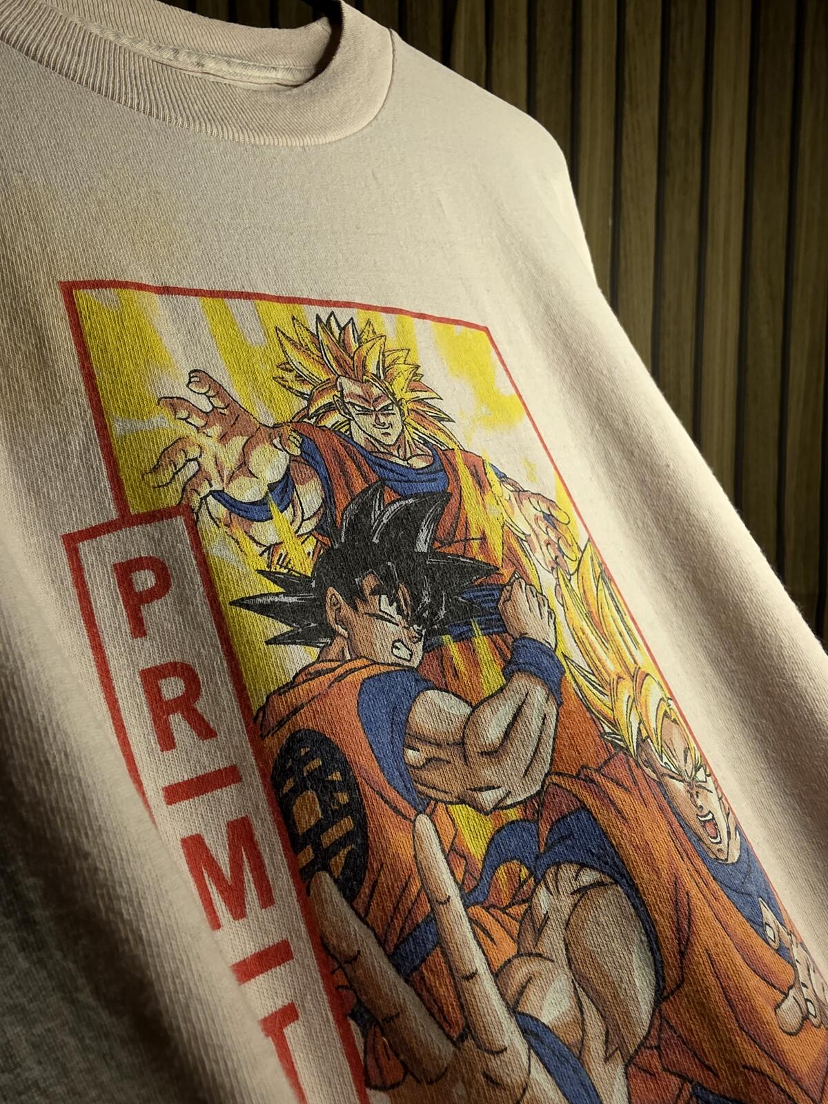 Primitive Dragon Ball Z Graphic T-Shirt Beige Medium
