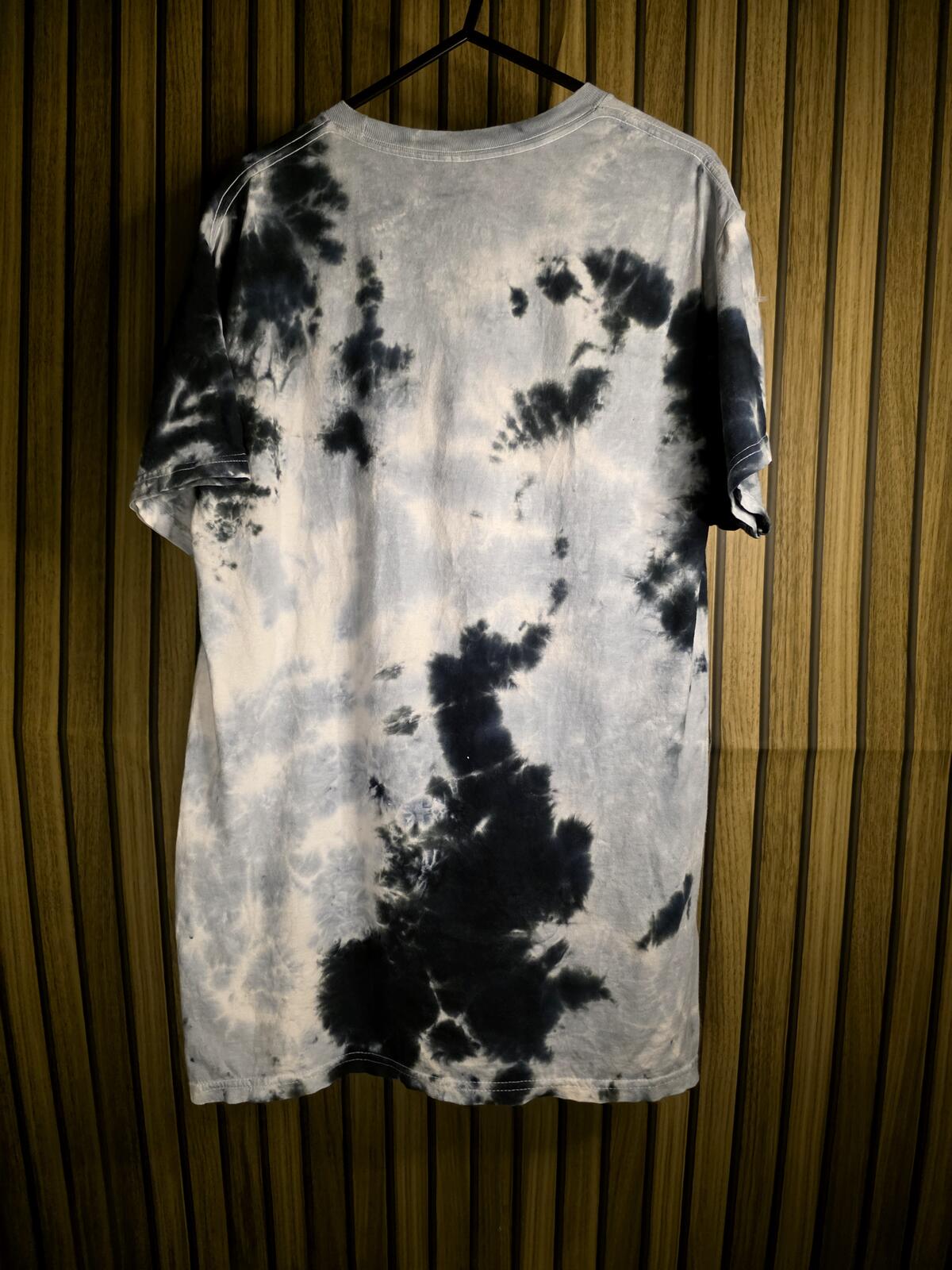 Philos Basic Justice Tupac Black and White Tie-Dye T-Shirt Size S