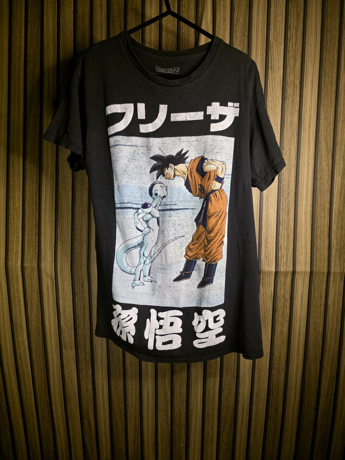 Dragon Ball Z Goku vs Frieza Graphic T-Shirt Black Small