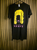 Dolly Parton The Queen Black T-shirt Yellow Pink Small