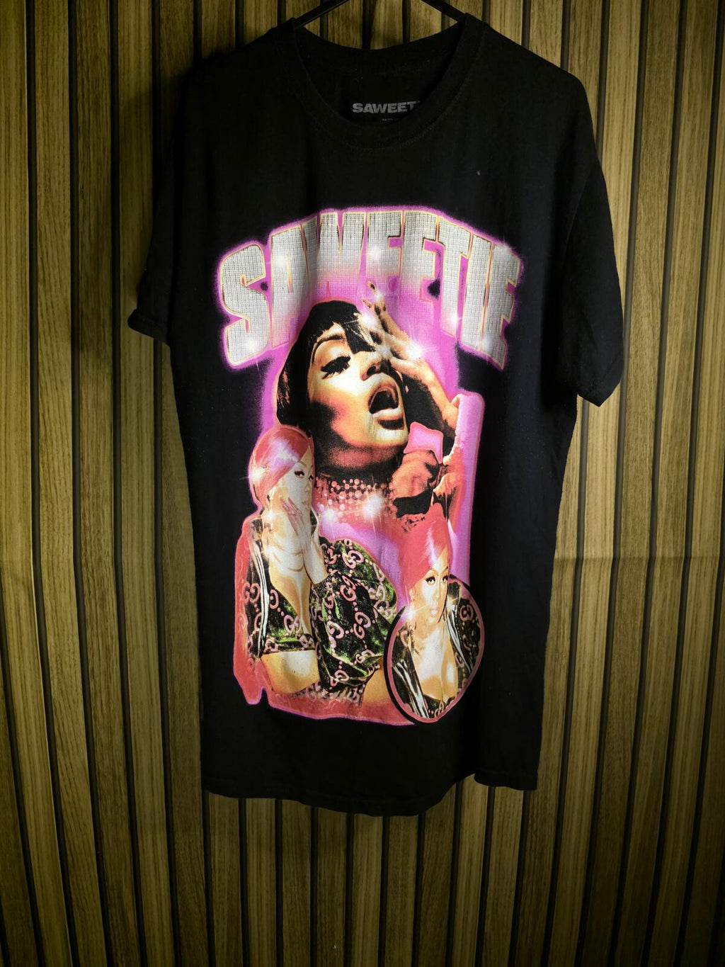 Saweetie T-Shirt Black Medium