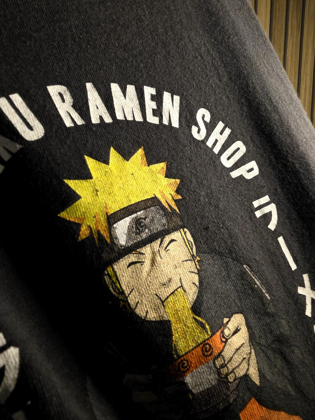 Naruto Graphic T-Shirt Black Size M