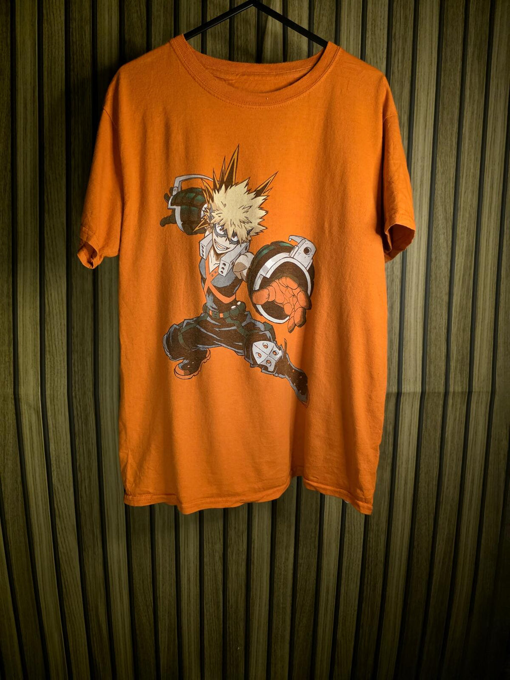 My Hero Academia Bakugo Graphic T-shirt Orange XS
