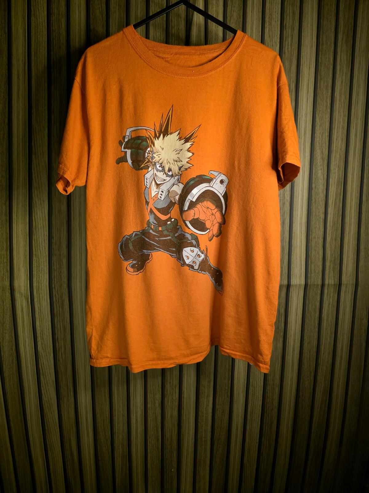 My Hero Academia Bakugo Graphic T-shirt Orange XS