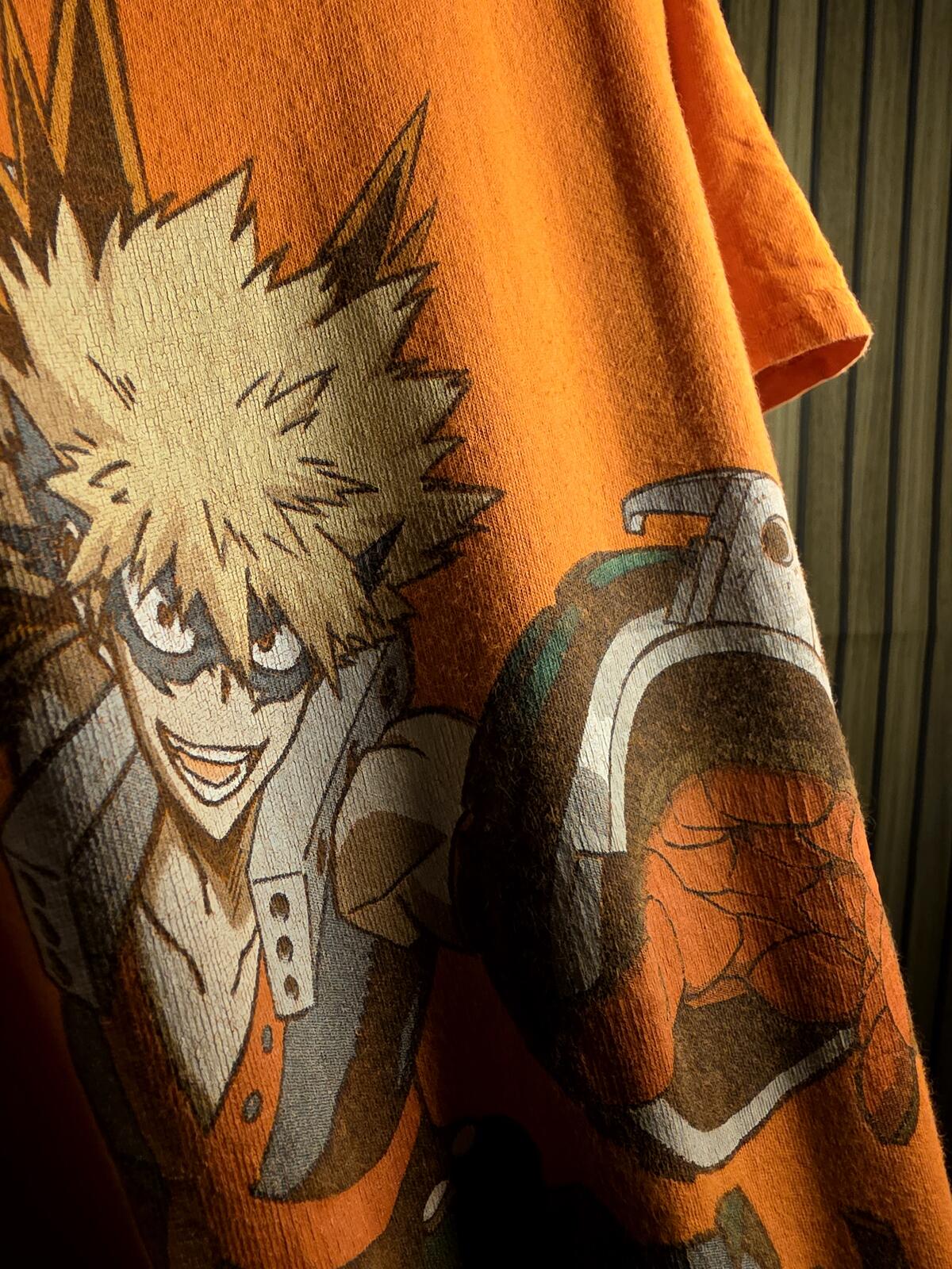 My Hero Academia Bakugo Graphic T-shirt Orange XS