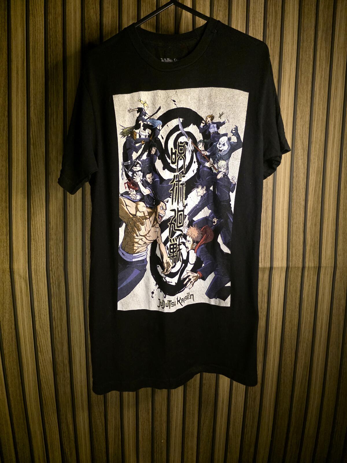 Jujutsu Kaisen Anime Graphic T-Shirt Black Regular Small