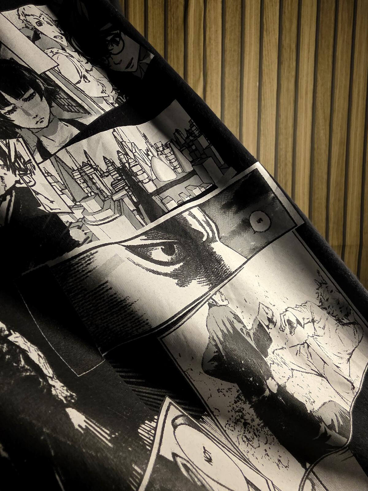 Seventh Avenue Black Manga Graphic T-Shirt 18