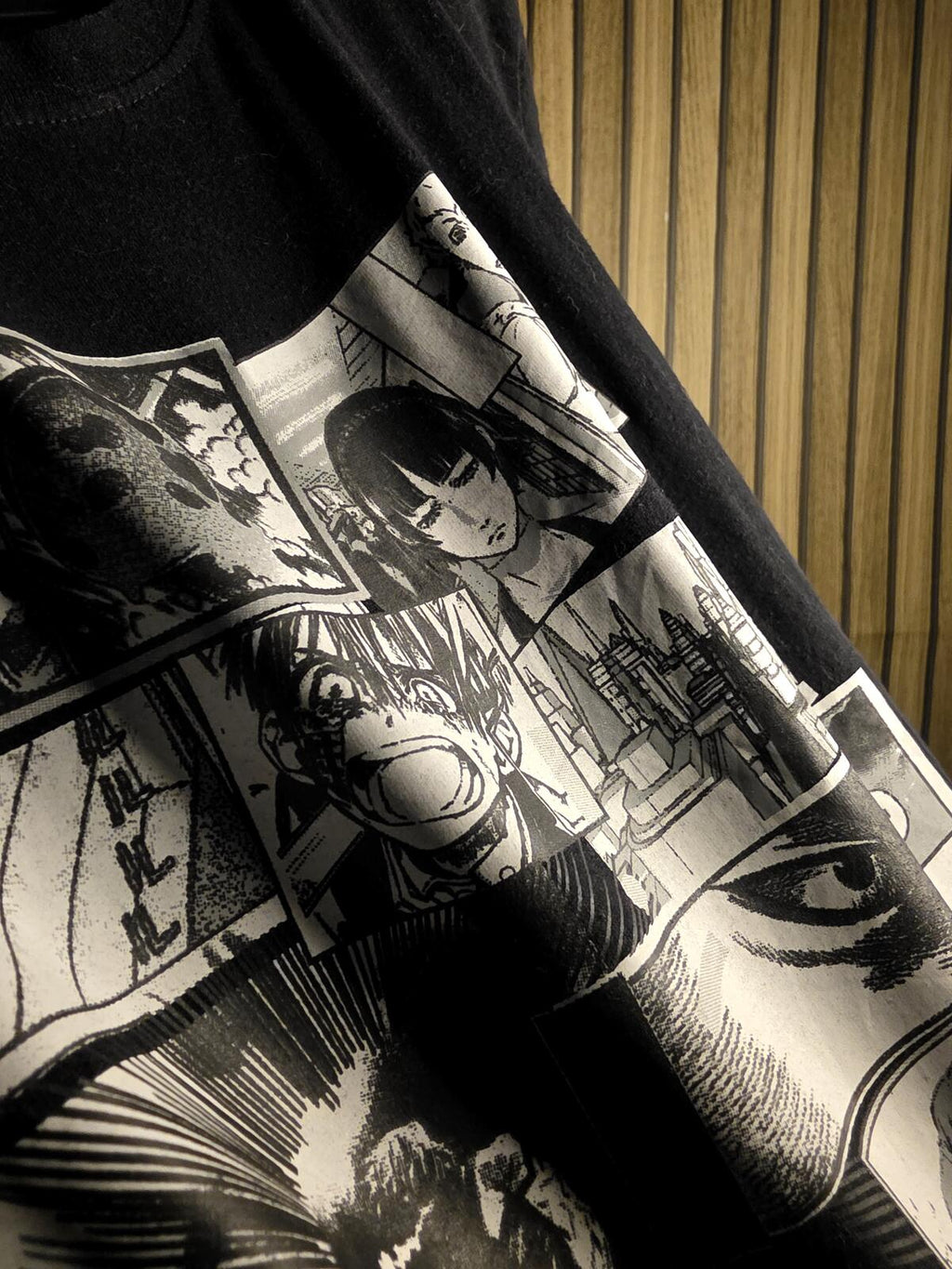 Seventh Avenue Black Manga Graphic T-Shirt 18